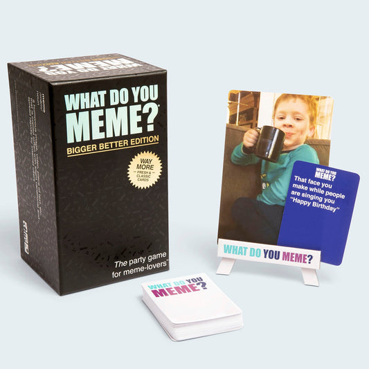 What Do You Meme? Bigger Better Edition : Party Card Game, 3-20 Players, Ages 17+