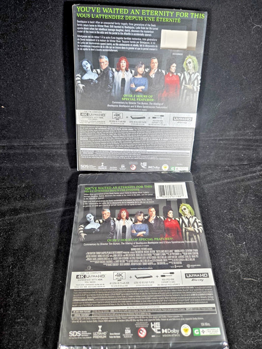 Beetlejuice Beetlejuice | 4K Ultra HD | Slipcover, Bilingual | New Factory Sealed