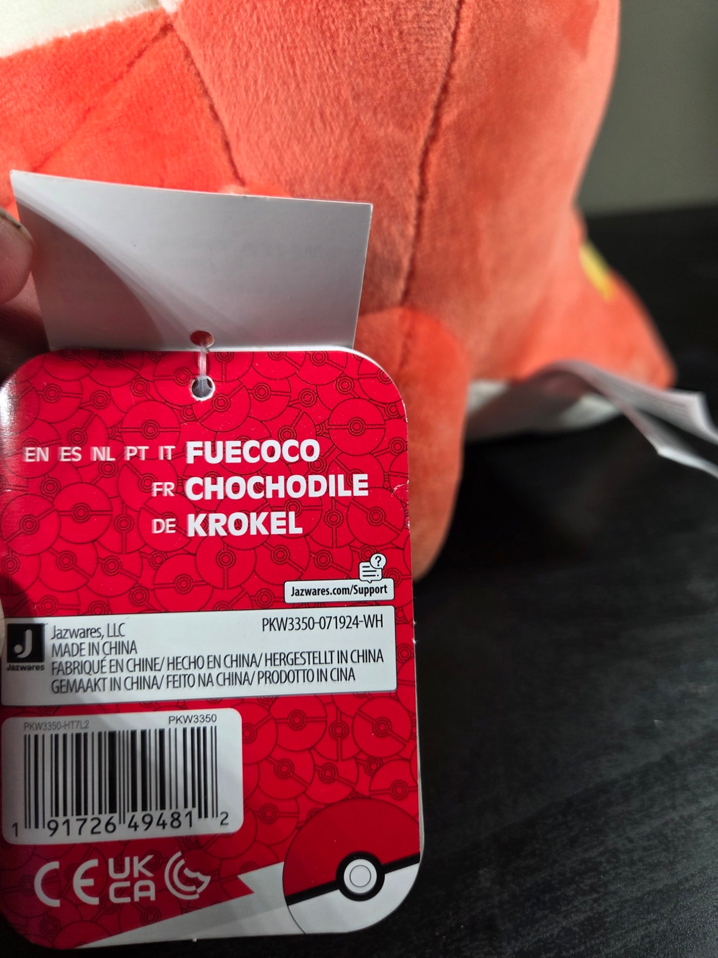 Brand New Fuecoco Pokemon 8 Inch Plush with Tag