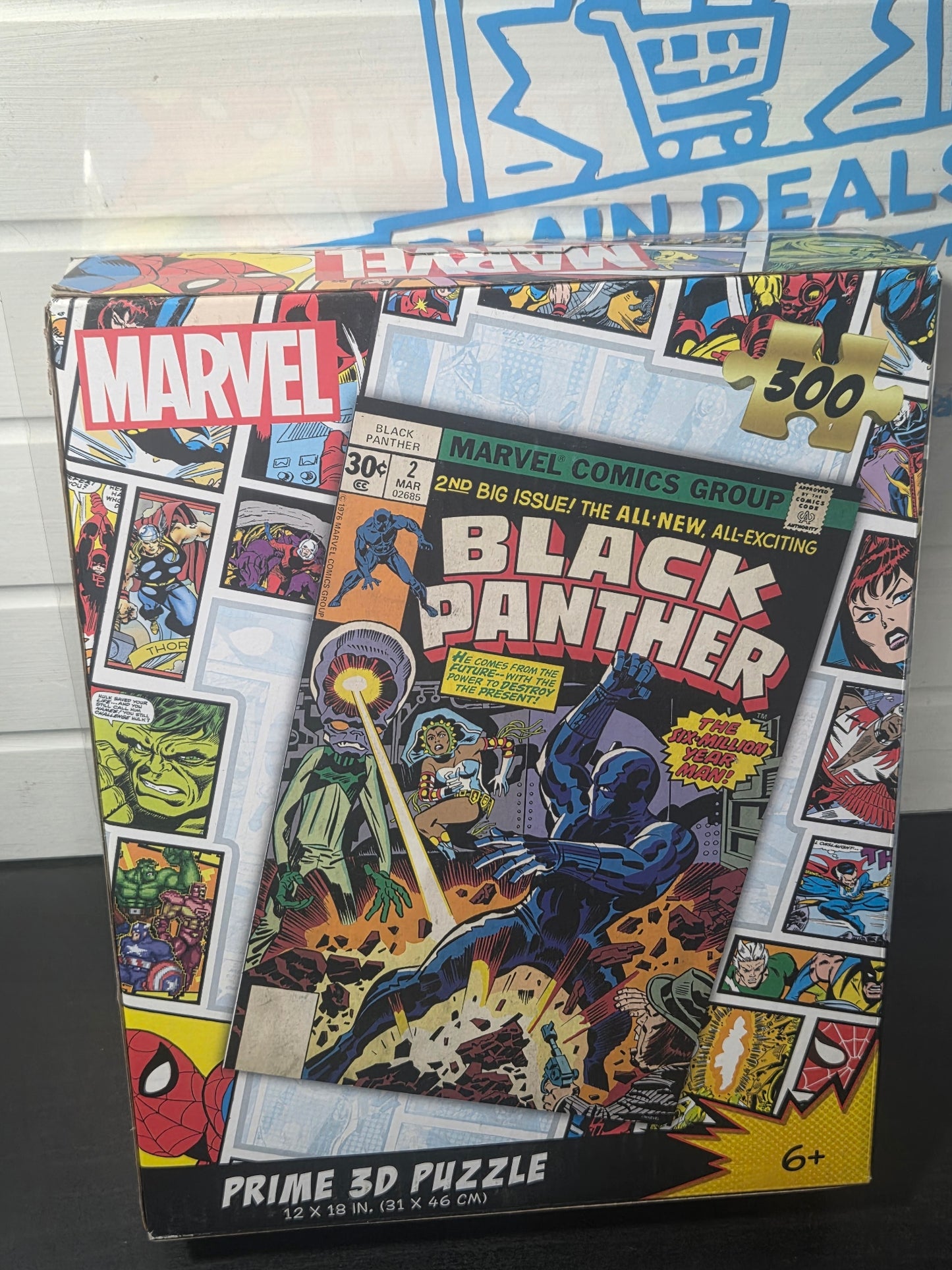 Black Panther : Prime 3D Lenticular Puzzle, 300 Pieces, 6+, 12" x 18"