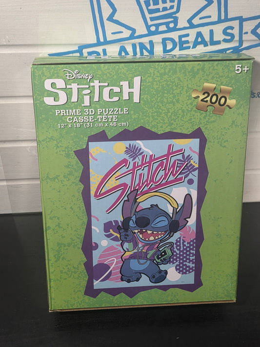 Disney Stitch Music : Prime 3D Lenticular Puzzle, 200pc, 6+, 12" x 18"