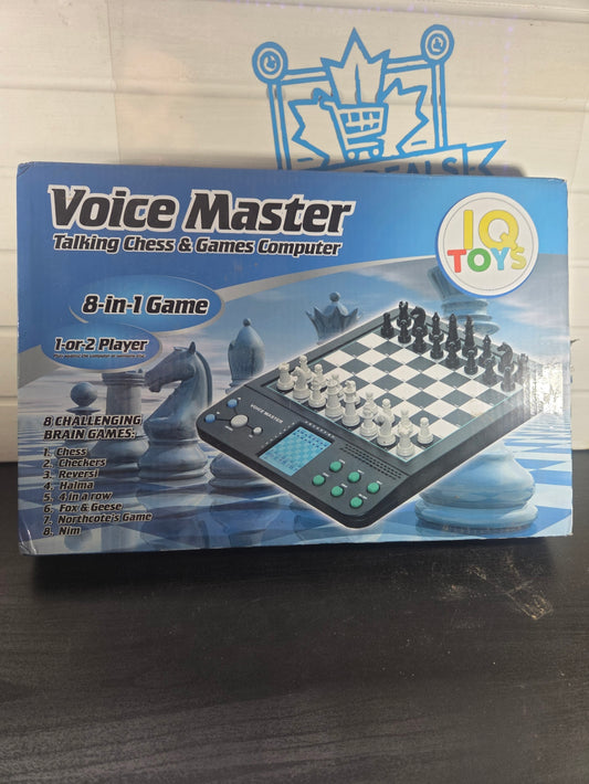Voice Master Talking Chess & Games Computer, 8 in 1, Open Box, Ages 8+