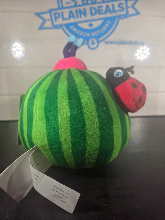 CoComelon Watermelon Plush Toy with Ladybug 6” Stuffed Animal - Jazwares New