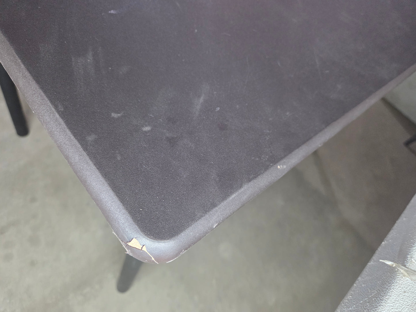 Black Utility Table Desk Computer Office Craft Table 47x30