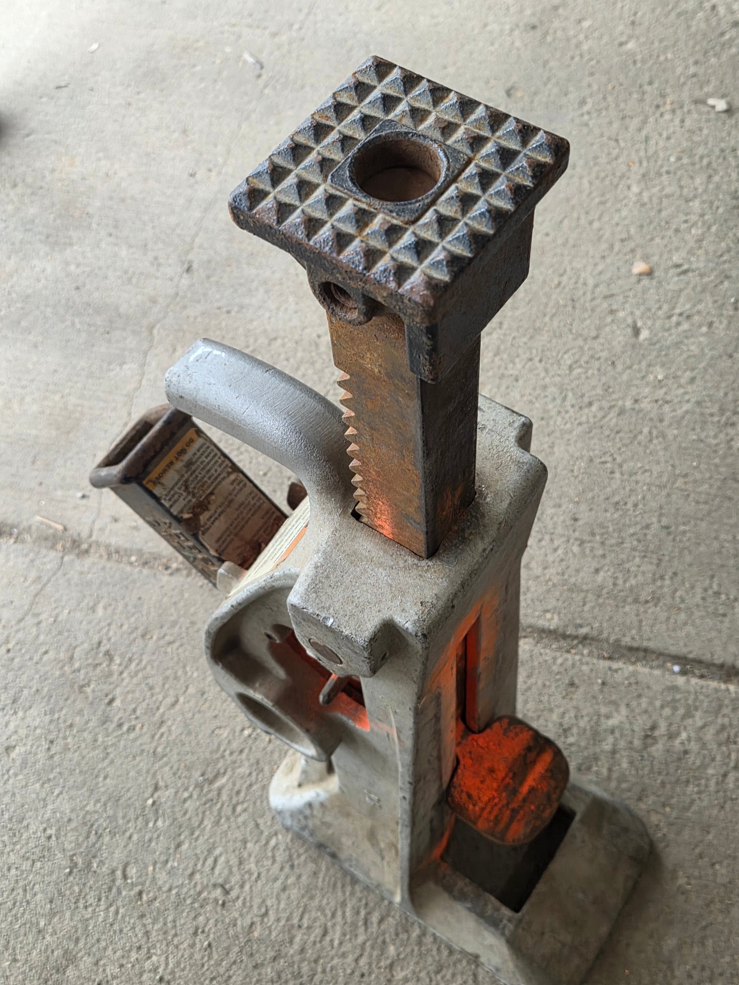 Enerpac Industrial Mechanical Ratchet Track Jack Heavy Duty Railroad Jack
