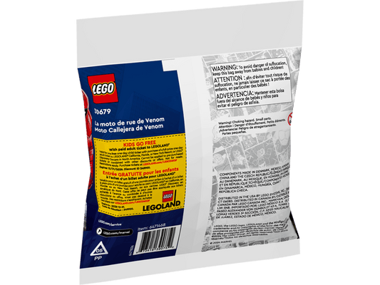 LEGO Superheroes Venom Street Bike 30679, 53 Pieces, Polybag