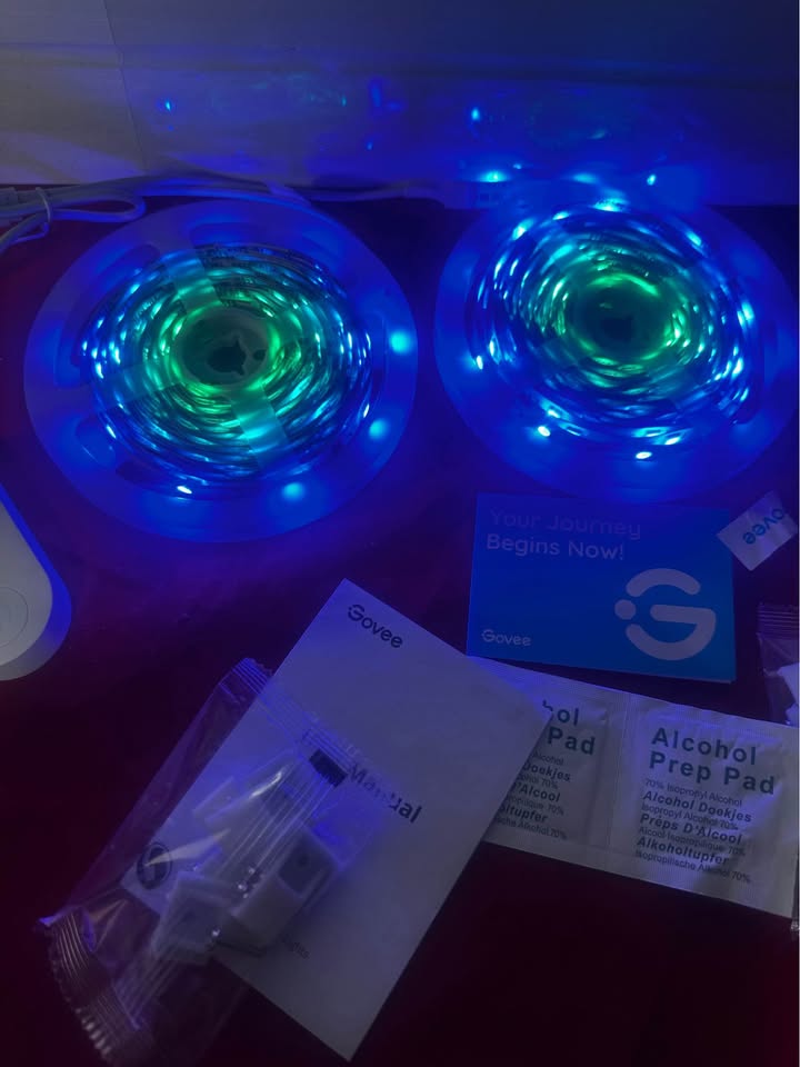 New Govee RGBIC LED Strip Lights, Segmented App Control, Music Sync, 32.8ft (2 x 5 m rolls), H6126