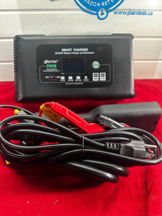 36V/48V Golf Cart & Trickle Charger for Club Car/EZGO/Yamaha, Crowfoot Plug, HTRC