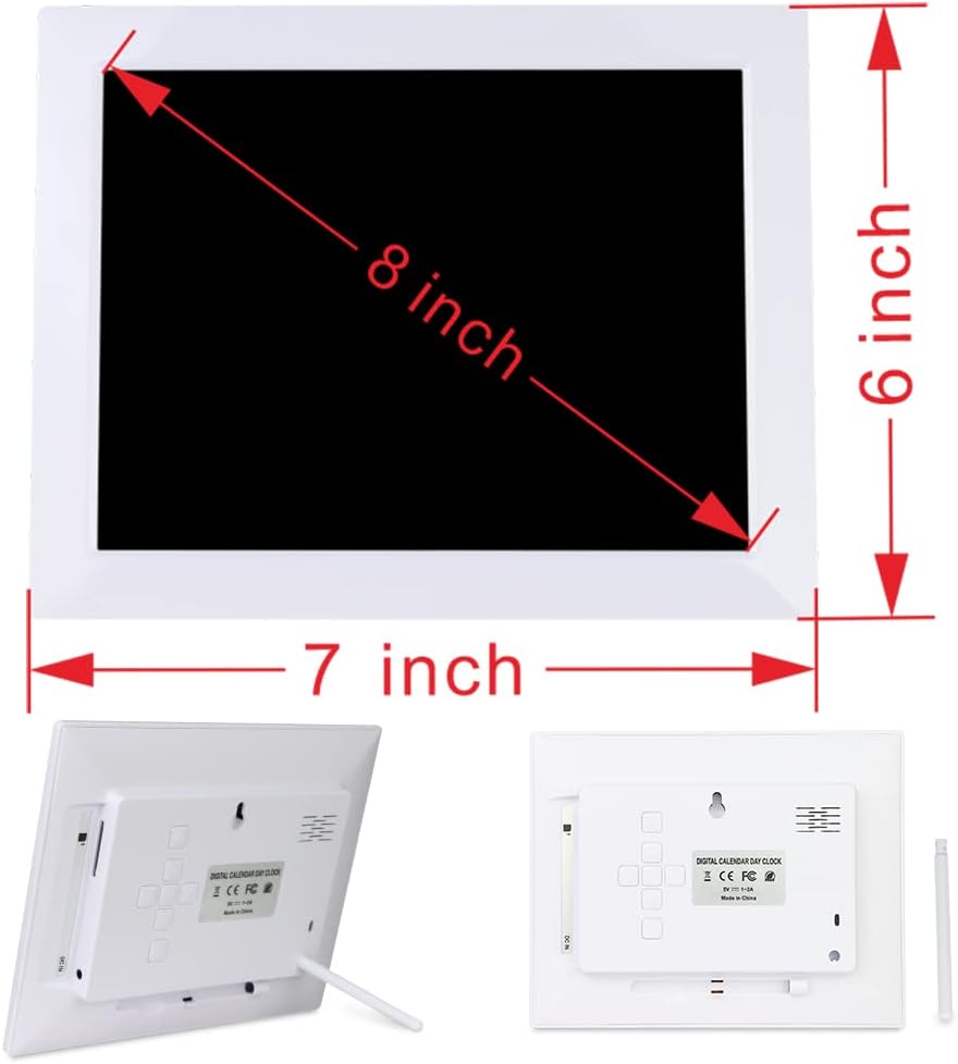 New 8 Inch Digital Day Clock, Dementia, Medication Reminders, Golony