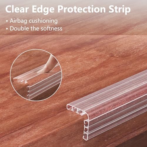 Baby Proofing Edge Protector, 4 Pcs Corner Protectors, Clear Silicone, 3 Meters, WD&CD