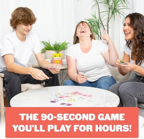 Happy Salmon : Quick Matching Card Game, 3-8 Players, Ages 6+