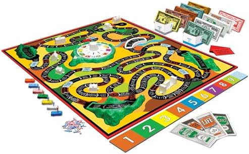The Game of Life : 1960 Reproduction from Hasbro, 2-8 Players, Age 10+