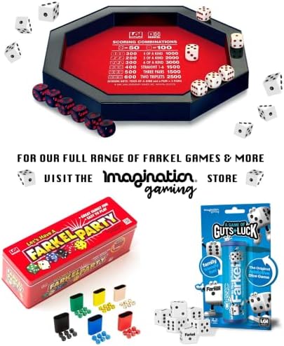 Farkel Rolling Tray Set : Party Game, 2-6 Players, Age 8+