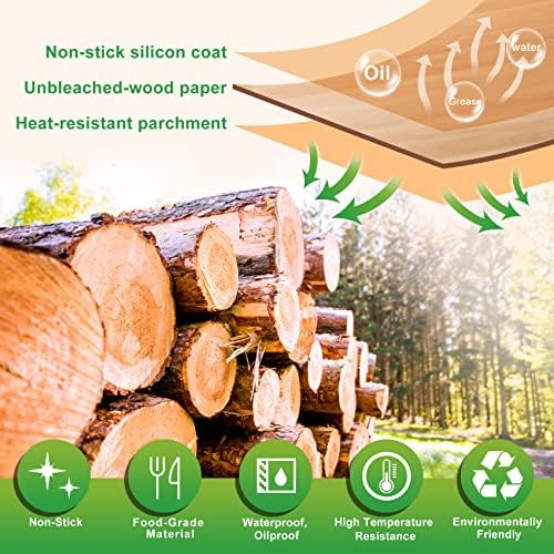 Air Fryer Paper Liners Disposable 125Pcs 8In Food Grade for 5-8 QT Baskets