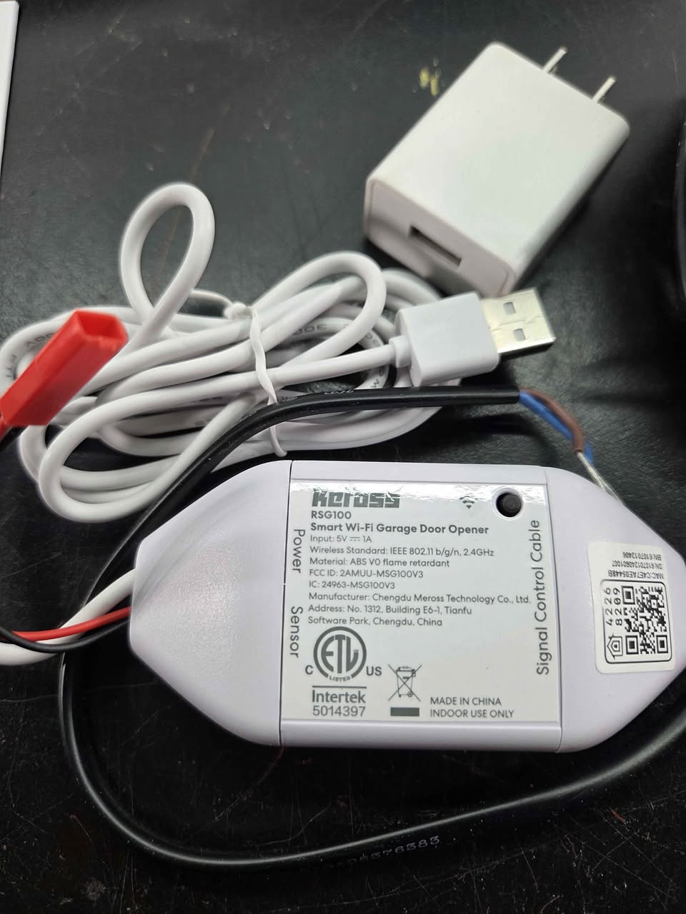 Smart Wi-Fi Garage Door Opener, App Control, Works with Alexa & Google, No Hub Needed, Refoss
