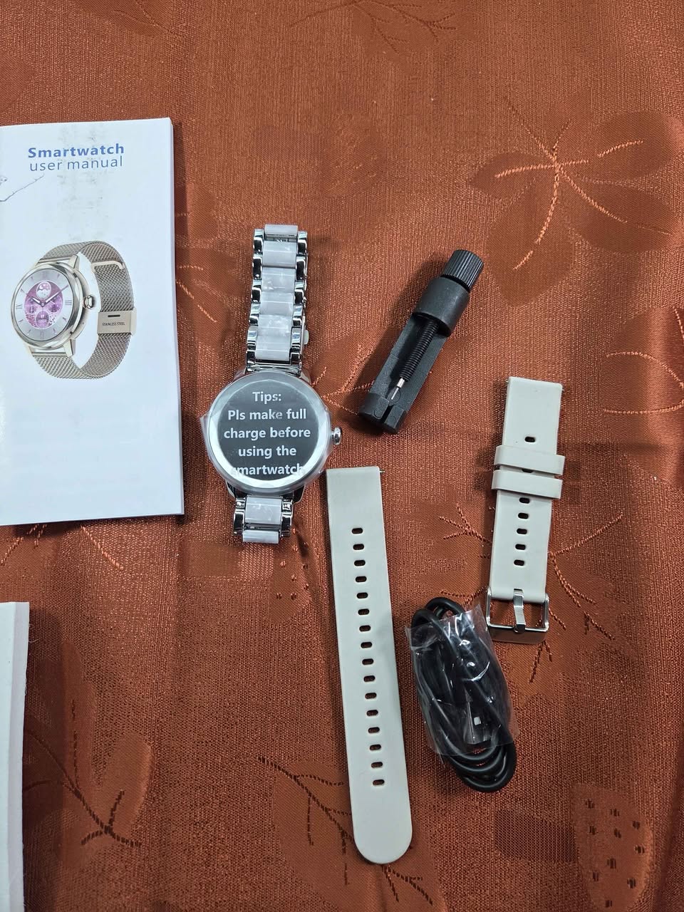 Smart Watch for Women with Bluetooth Calls, HR/Sleep/Female Cycle Tracking, 100+ Sports Modes