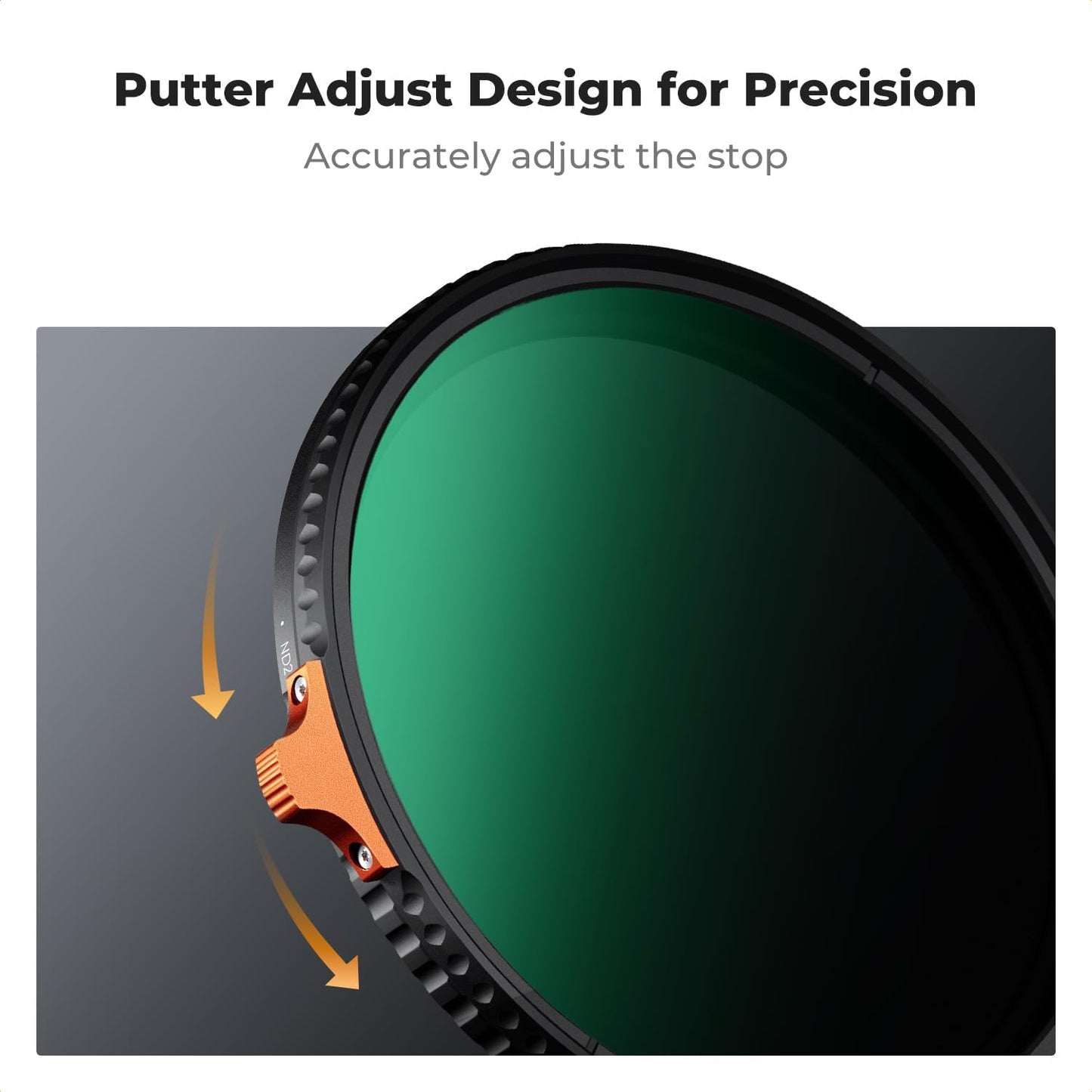 82mm Variable ND Filter ND2-ND400 (1-9 Stops), HD 28 Multi-Coated Glass, Nano-X, K&F Concept