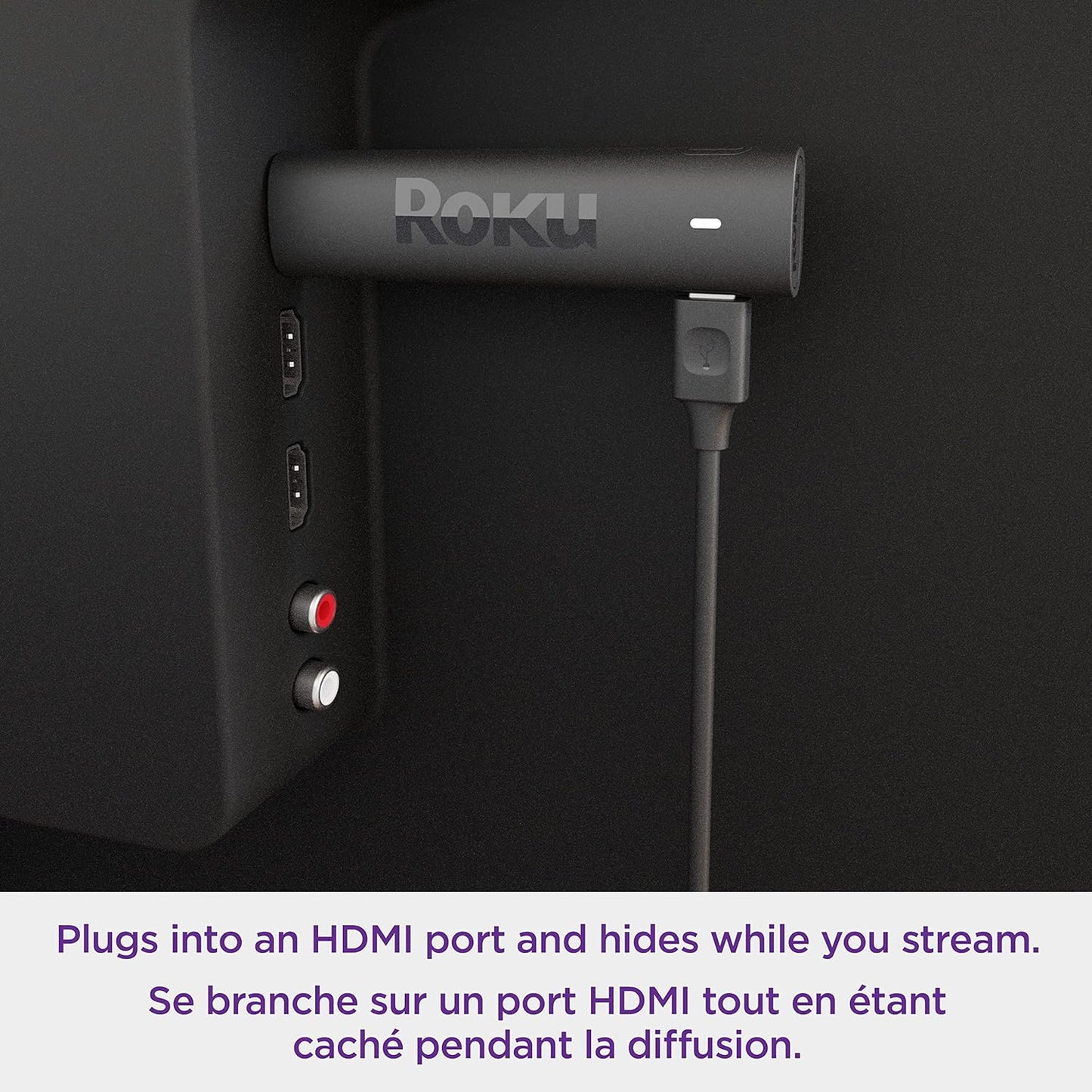 Roku Streaming Stick 4K (2022), 4K/HDR/Dolby Vision, Voice Remote, Long-Range Wi-Fi