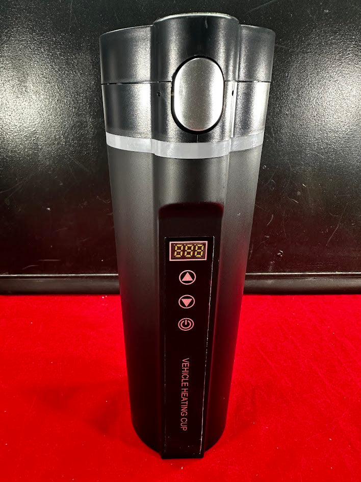 New Heated Travel Mug, Electric, Portable, Temperature Control, Leak Proof, Low Noise