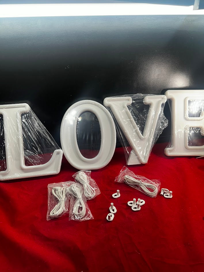 New Love Marquee Sign, LED Letter Lights, Wedding, Birthday Party, Home Décor