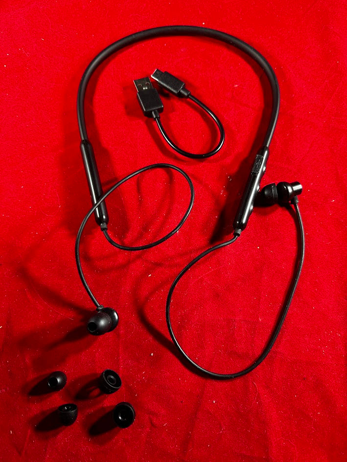 1MORE EO008 Wireless Neckband Earphones, Bluetooth 5.0, AI Voice Assistant, Black