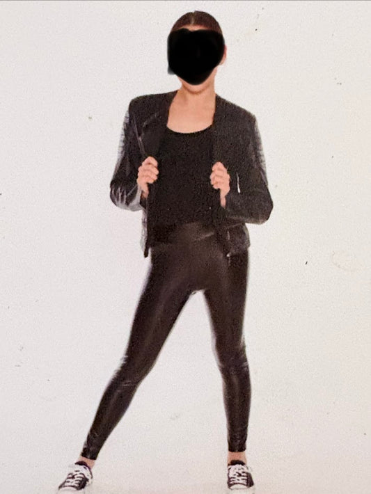 Dance Costume - Adult Small - Faux Leather Jacket and Pants Set, Never Worn