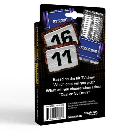 Deal or No Deal : Jumbo Card Game by Imagination Gaming
