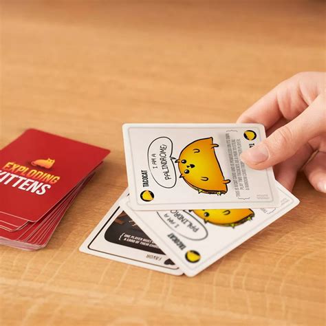 Exploding Kittens : Original Edition Party Card Game, Ages 7+, 2-5 Players, 15 Min Play