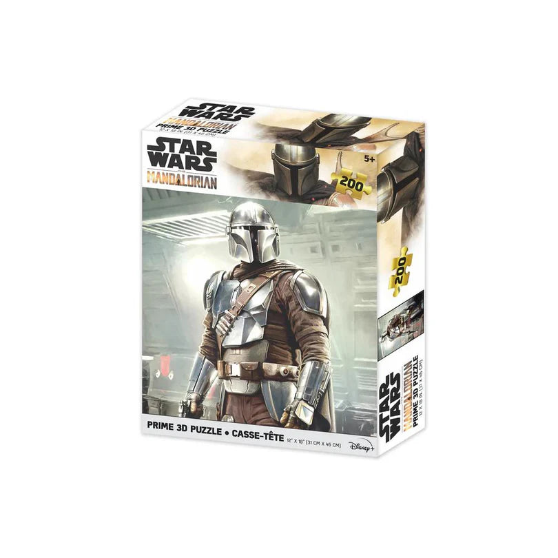 The Mandalorian : Prime 3D Lenticular Puzzle, 200 Pieces, 6+, 12" x 18"
