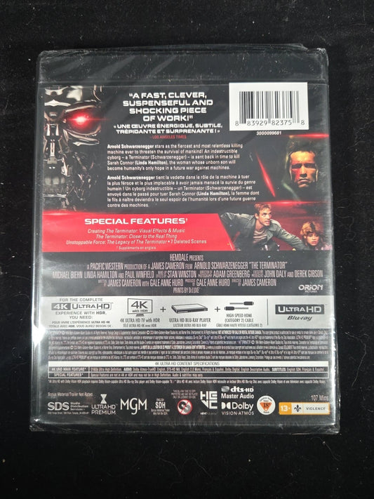 The Terminator | 4K UHD | French Version Included | New Factory Sealed