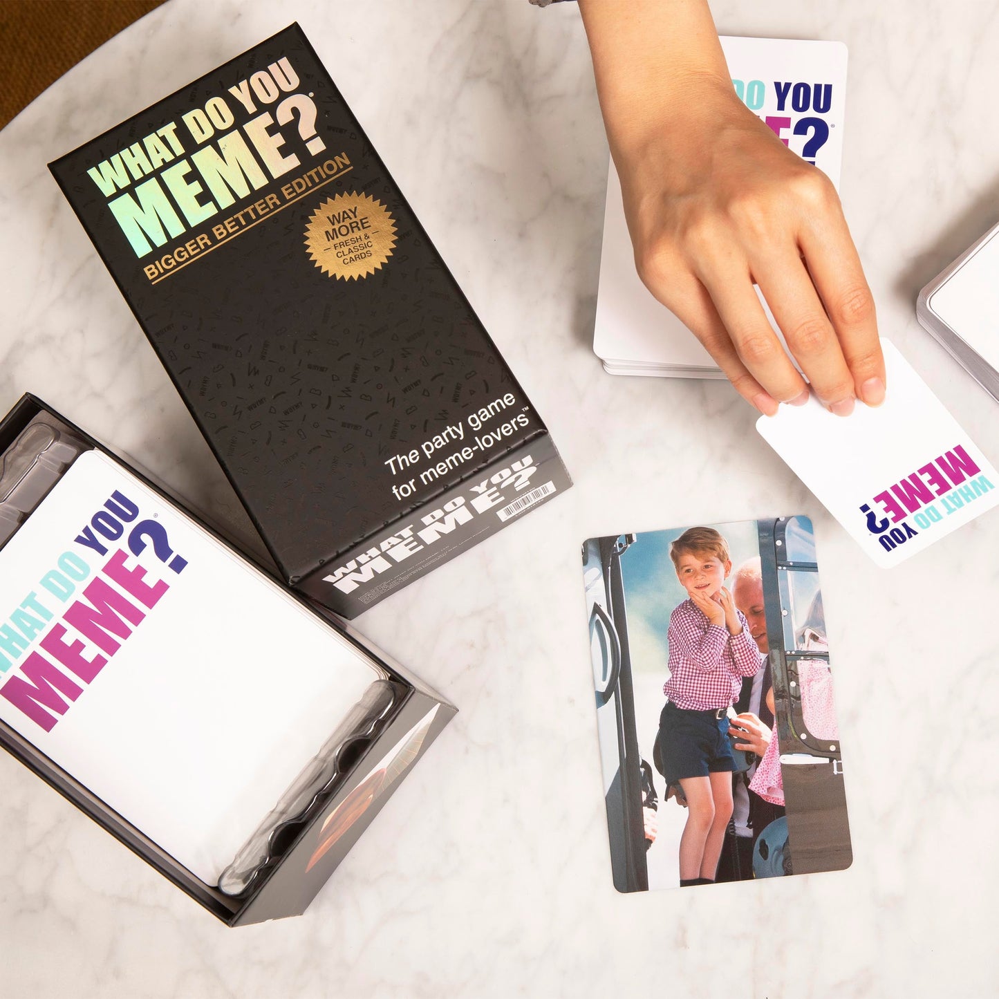 What Do You Meme? Bigger Better Edition : Party Card Game, 3-20 Players, Ages 17+