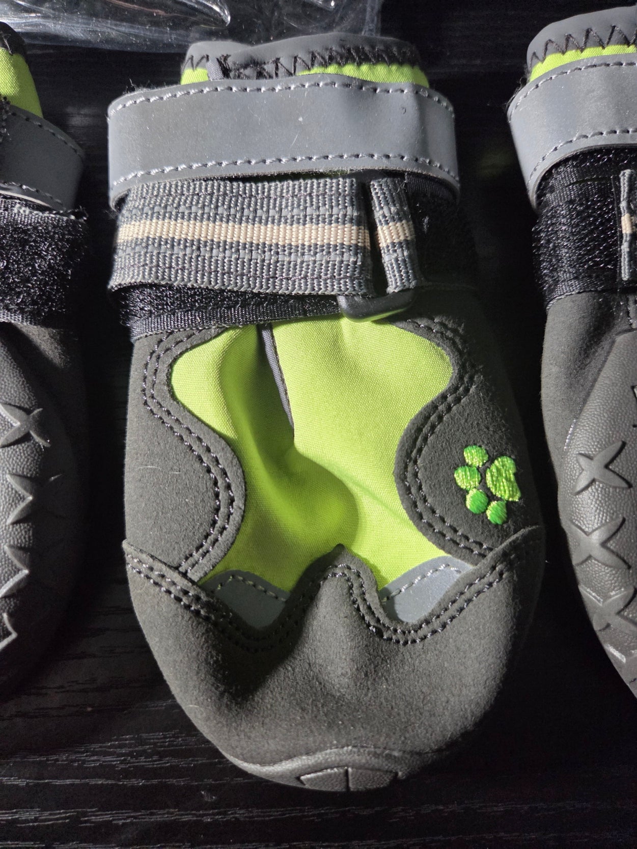 Dog Booties Protectors 4Pcs Reflective Adjustable Straps Breathable Type 7