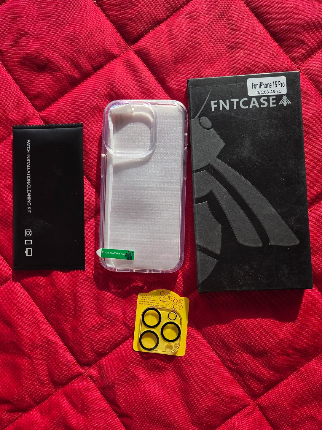 iPhone 15 Pro Case, Anti-Yellowing, Magnetic, Shockproof, Military Drop, Clear, FNTCASE