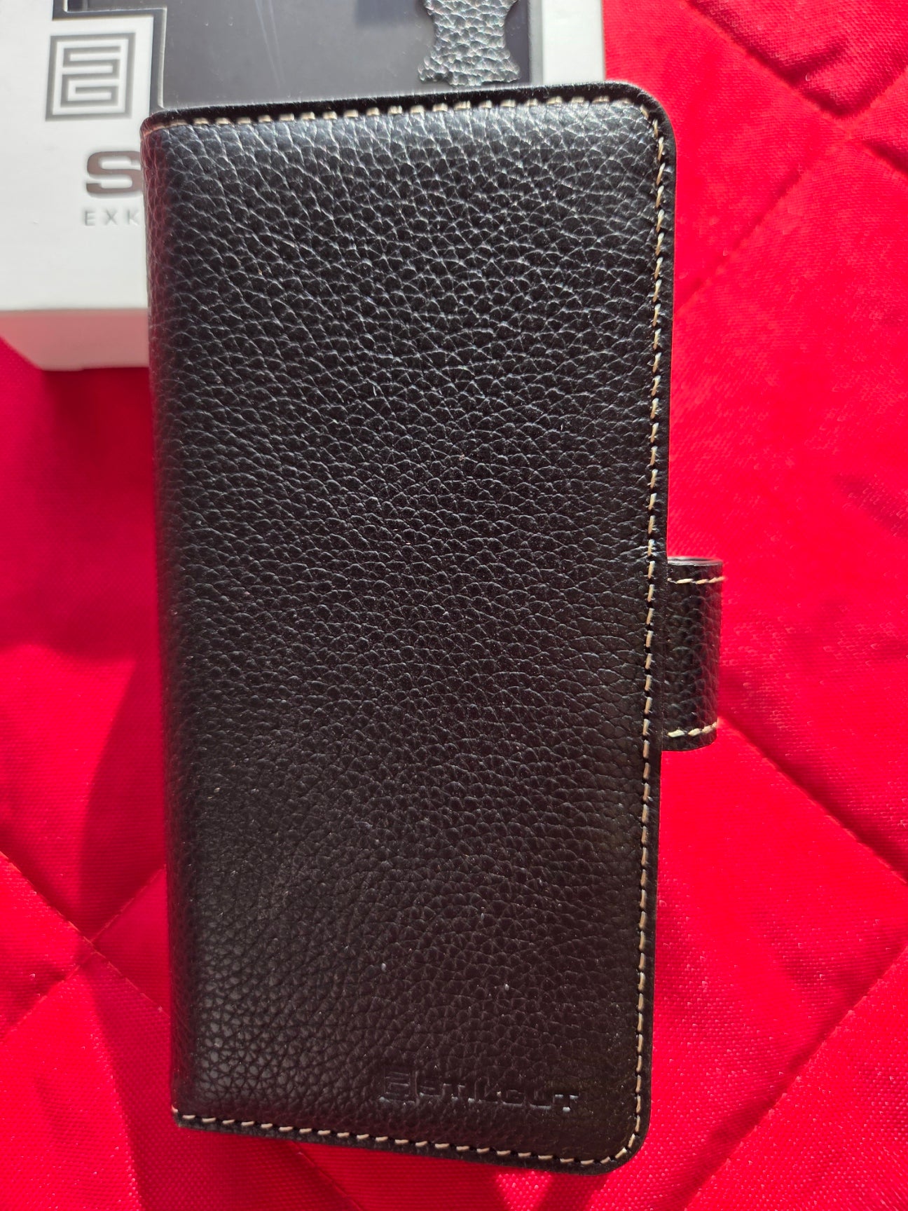 Pixel 4 XL (2019) Book Type Flip Case, Genuine Leather, Black, StilGut