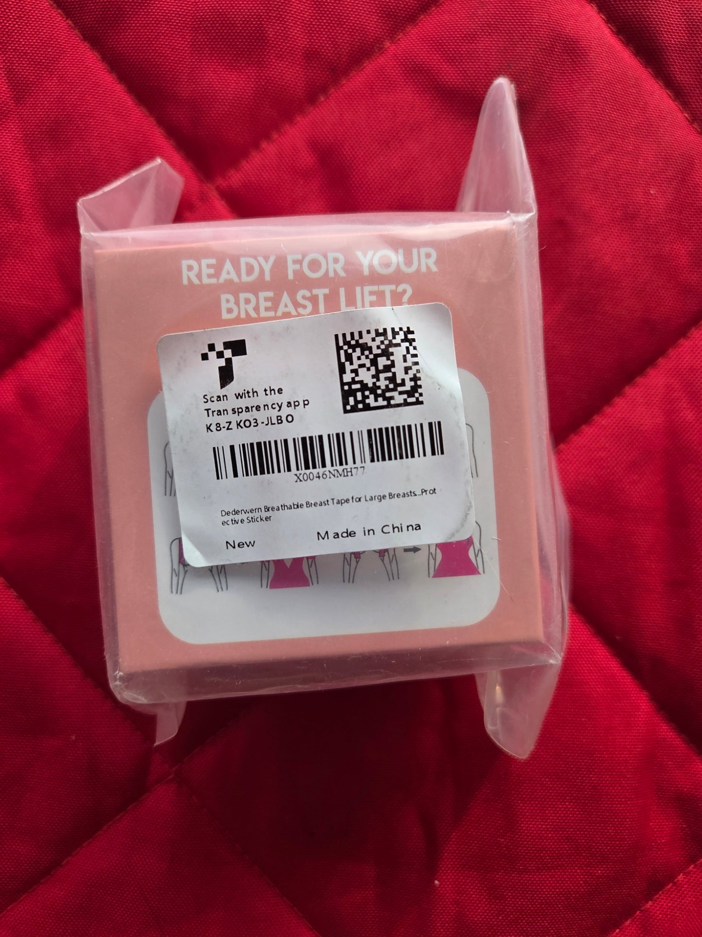 Breathable Breast Lift Tape for Large Breasts, 4 Pcs Kit, Silicone Patches, Protective Stickers