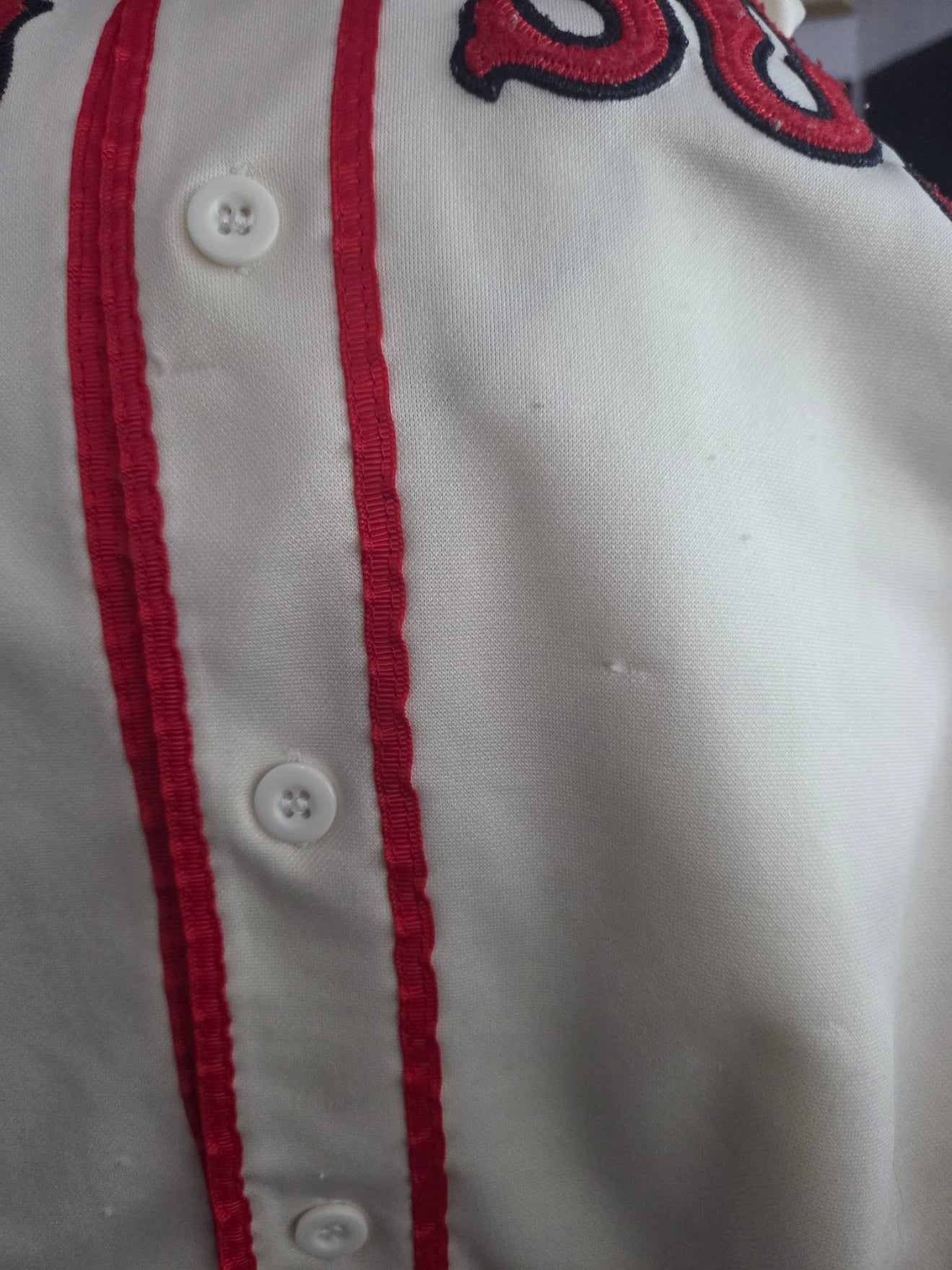Ted Williams Boston Red Sox 1939 Cream Jersey - Used - Size 50 - Mitchell & Ness