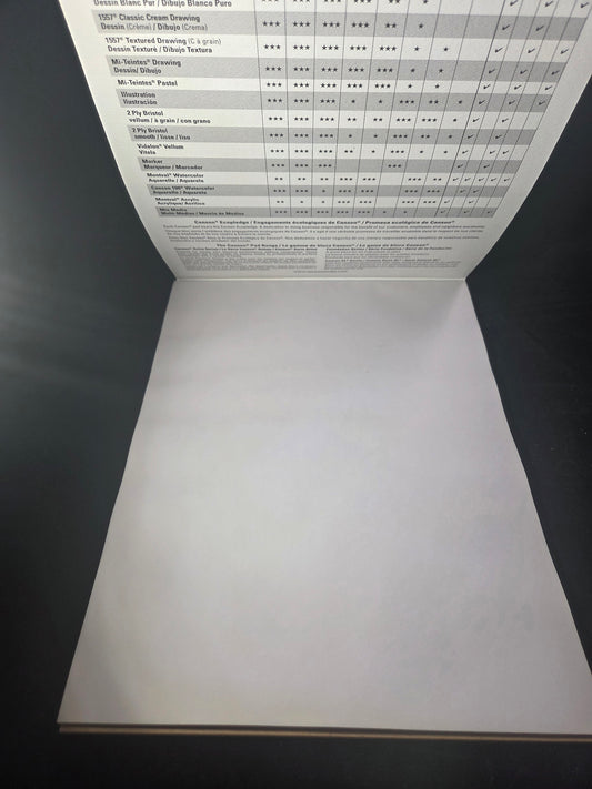 Translucent Vellum Pad, Vidalon, Canson 9" x 12" 50 sheets