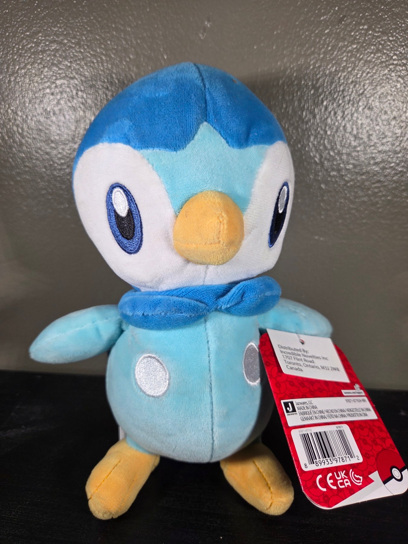 Brand New Piplup Pokemon 8 Inch Plush with Tag