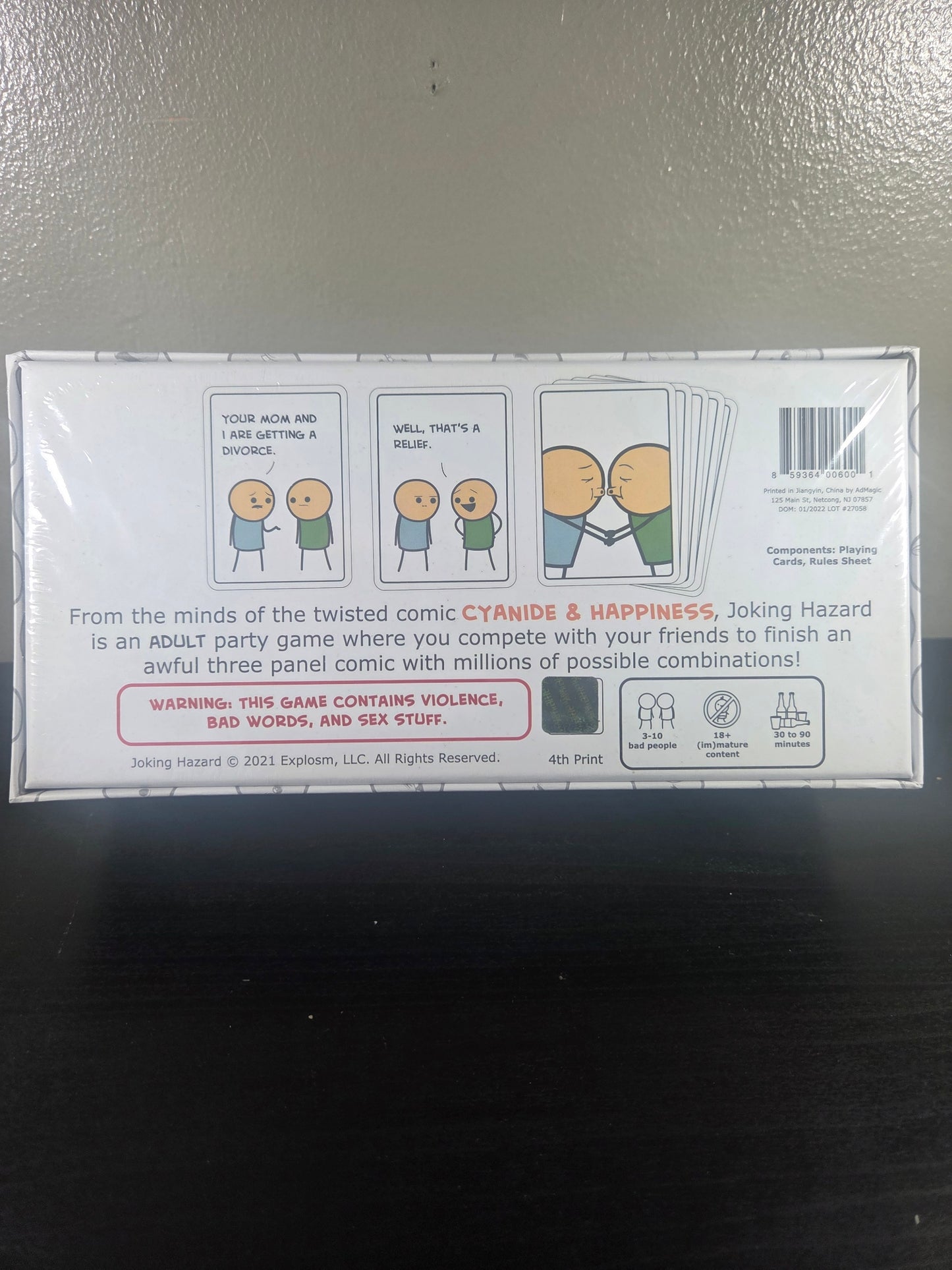 Joking Hazard : Card Building Comic Party Game, 3-10 Players, Cyanide & Happiness