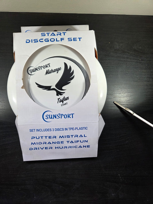 Sunsport Discgolf Startset 3-pack
