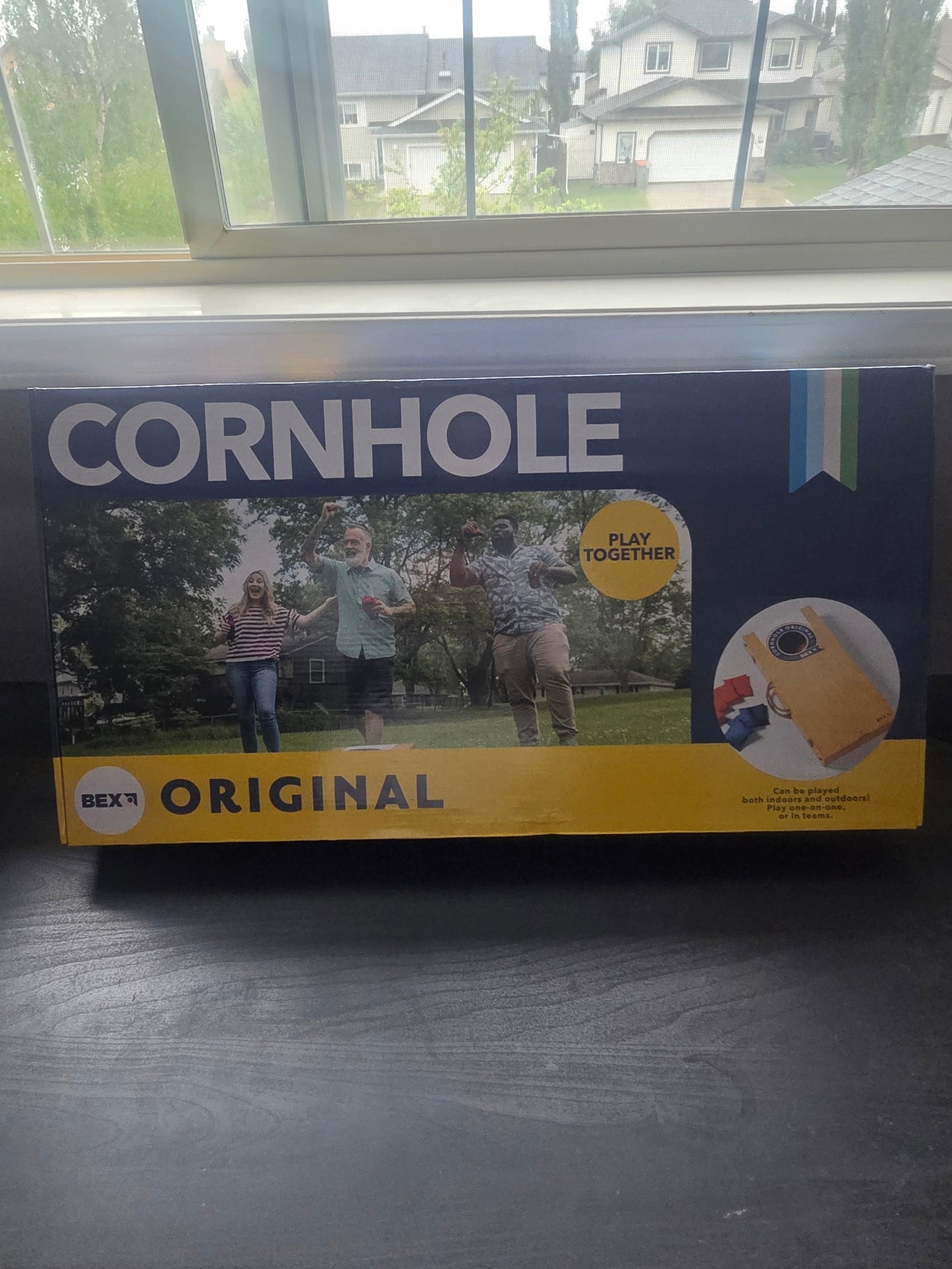 Cornhole New In Box : 2 Boards and 8 Beanbags, 4 Players, Ages 6+, BEX Sports
