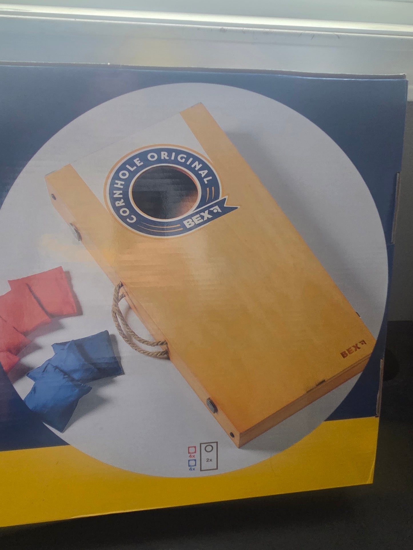 Cornhole New In Box : 2 Boards and 8 Beanbags, 4 Players, Ages 6+, BEX Sports