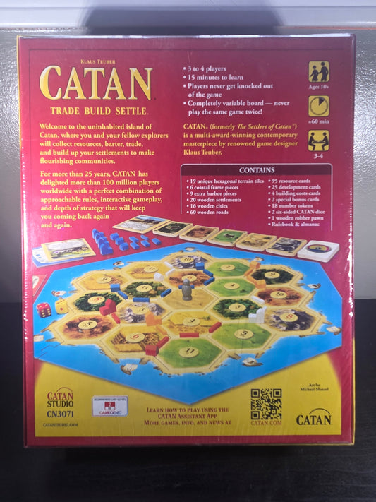 Catan 5th Edition : Family Board Game, 3-4 Players, Age 10+