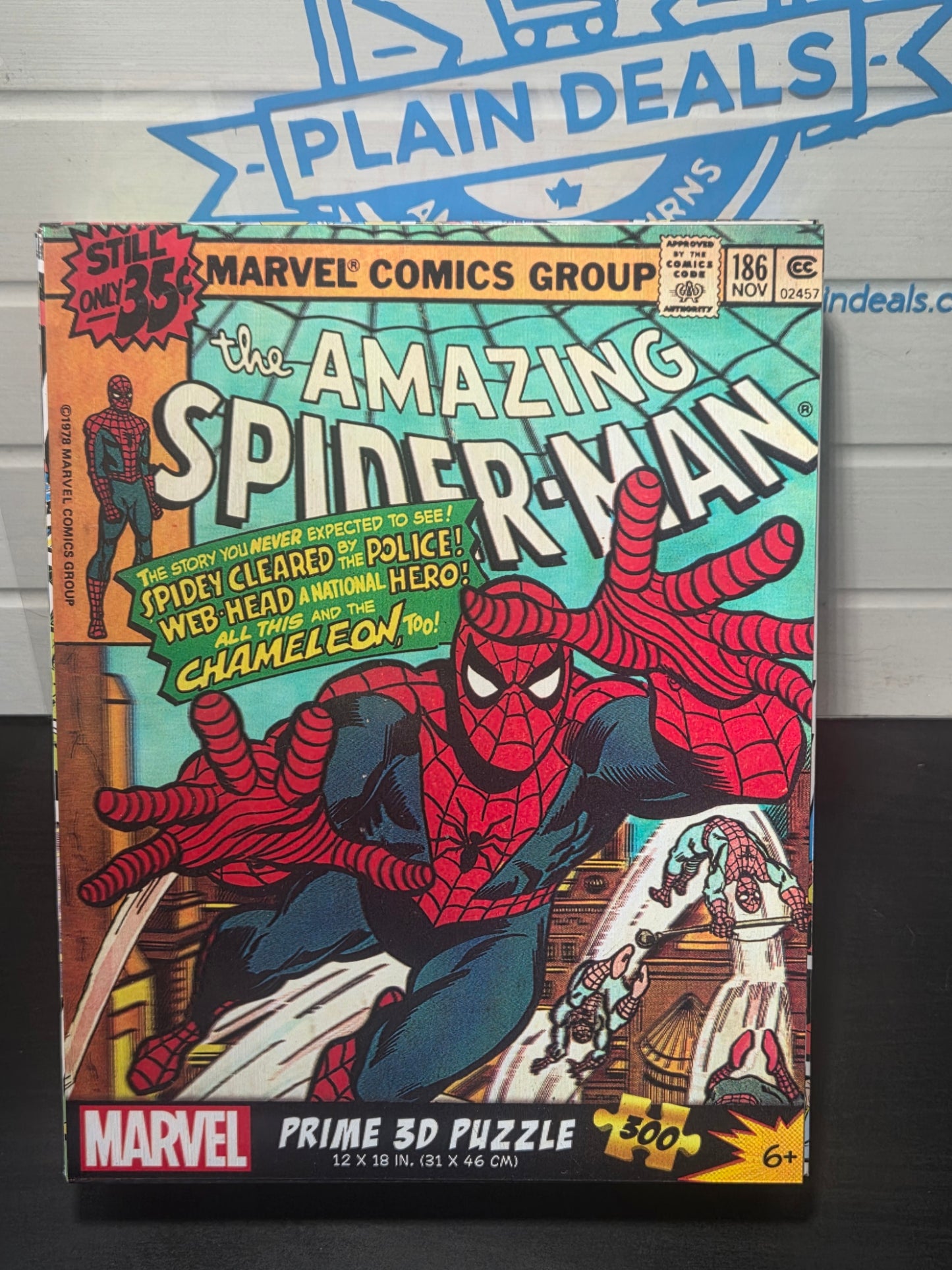 The Amazing Spider-Man : Prime 3D Puzzle, 300 Pieces, 6+, 12" x 18"