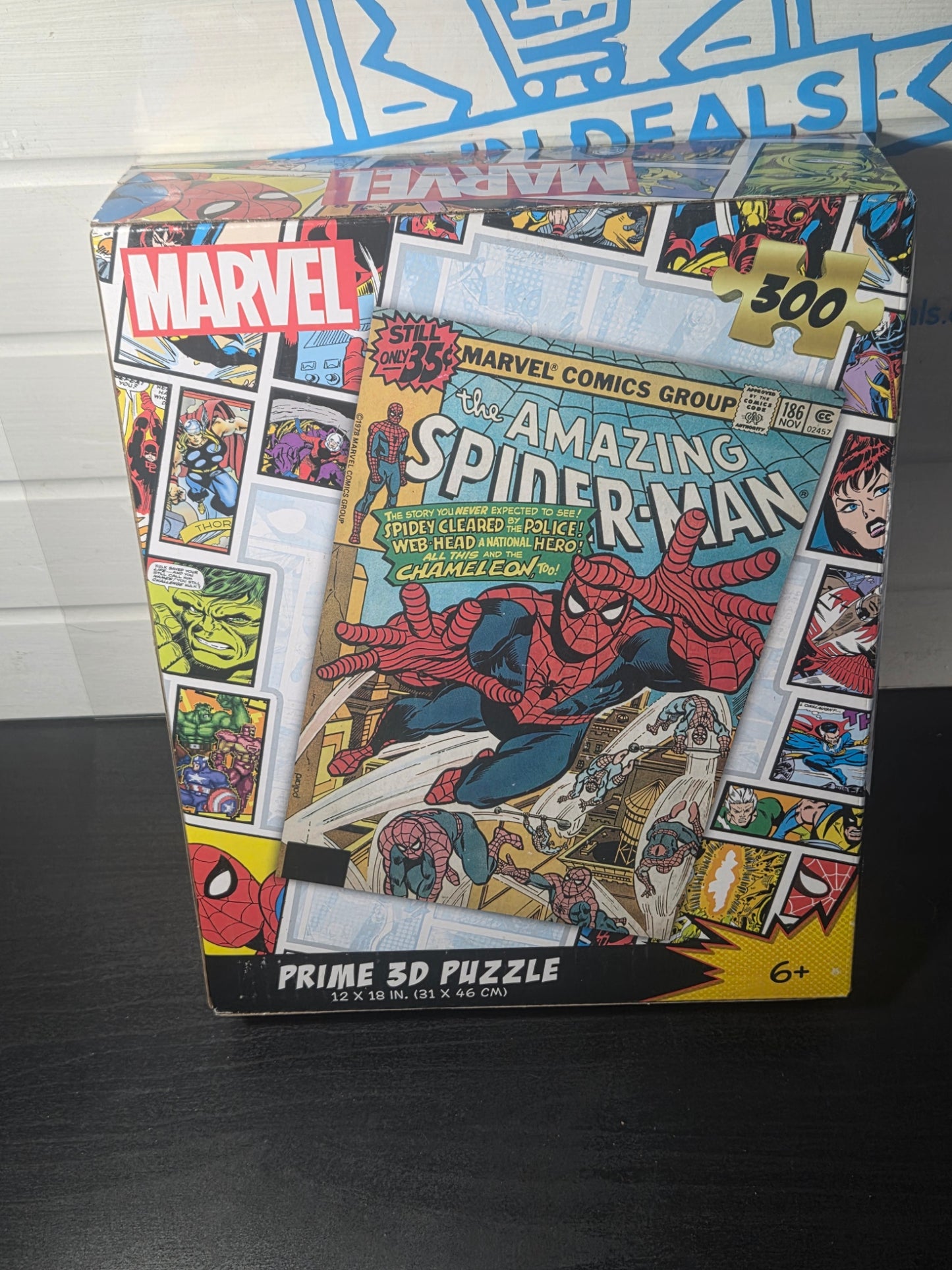 The Amazing Spider-Man : Prime 3D Puzzle, 300 Pieces, 6+, 12" x 18"