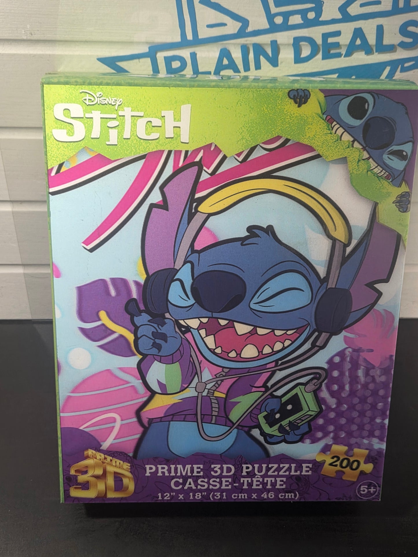 Disney Stitch Music : Prime 3D Lenticular Puzzle, 200pc, 6+, 12" x 18"
