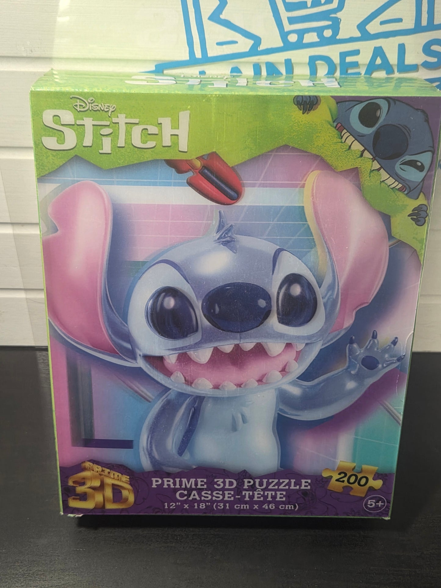 Disney Stitch Glow : Prime 3D Lenticular Puzzle, 200pc, 6+, 12" x 18"