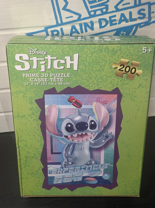 Disney Stitch Glow : Prime 3D Lenticular Puzzle, 200pc, 6+, 12" x 18"