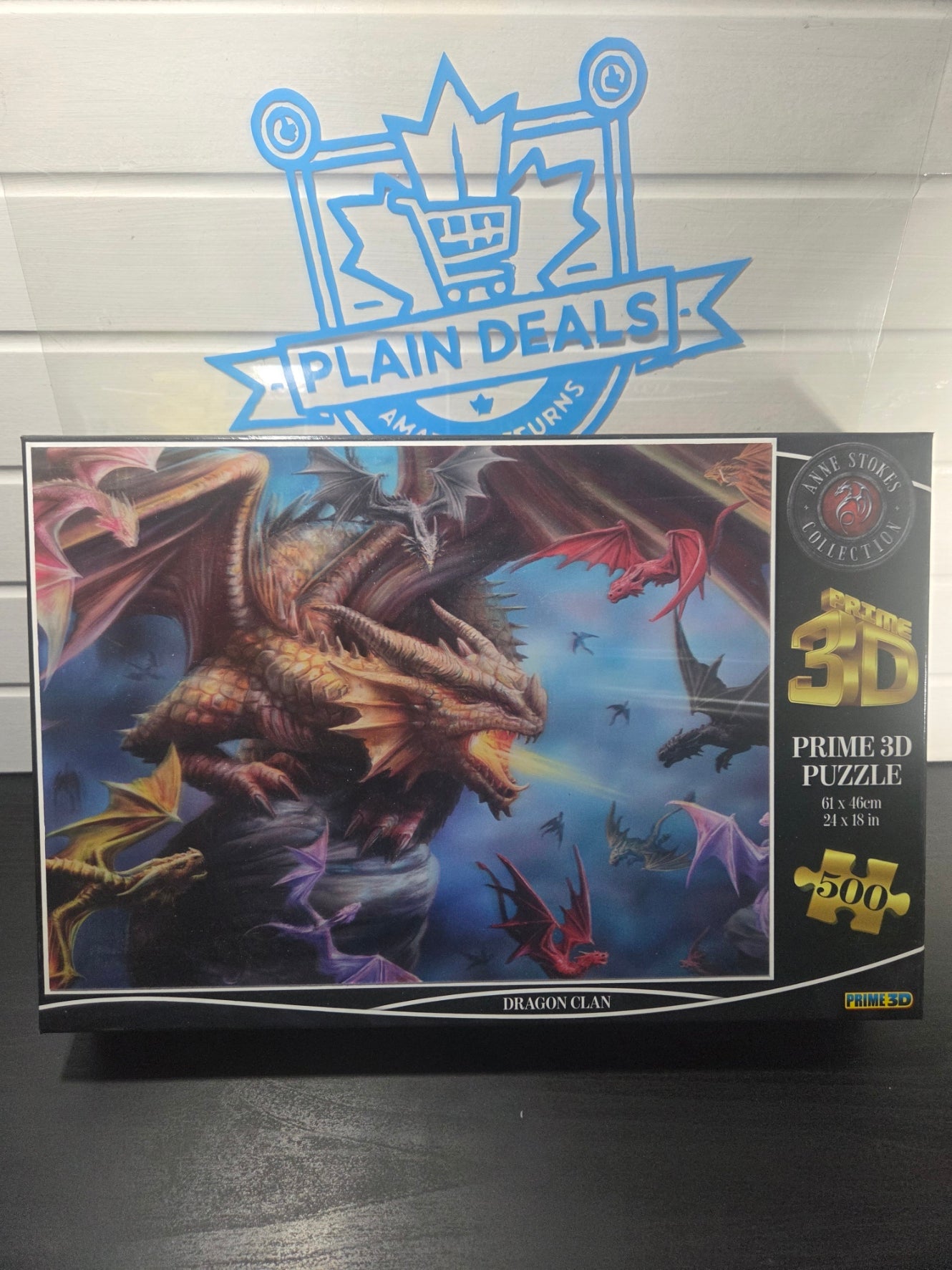 Brand New - Dragon Clan : Prime 3D Lenticular Puzzle, 500 Pieces, 6+, 24" x 18"