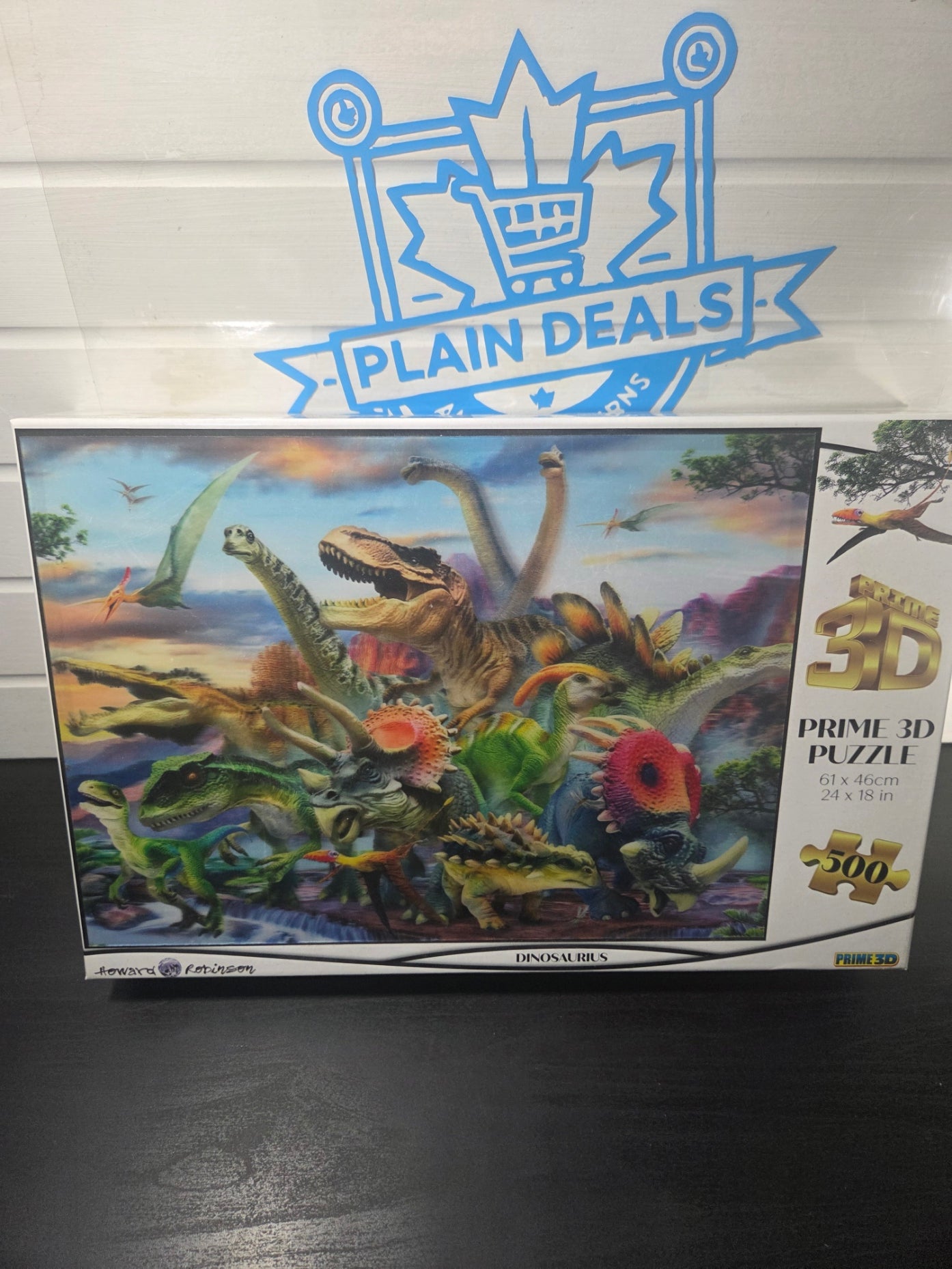 Dinosaurs : Prime 3D Lenticular Puzzle, 500 Pieces, 6+, 24" x 18"